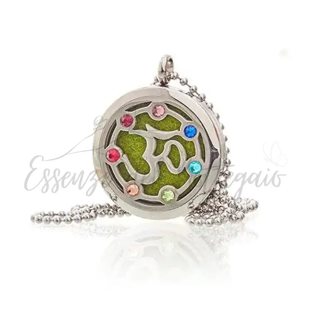 Collana Aroma - OM Chakra - 30mm - Aromatherapy Diffuser Necklaces