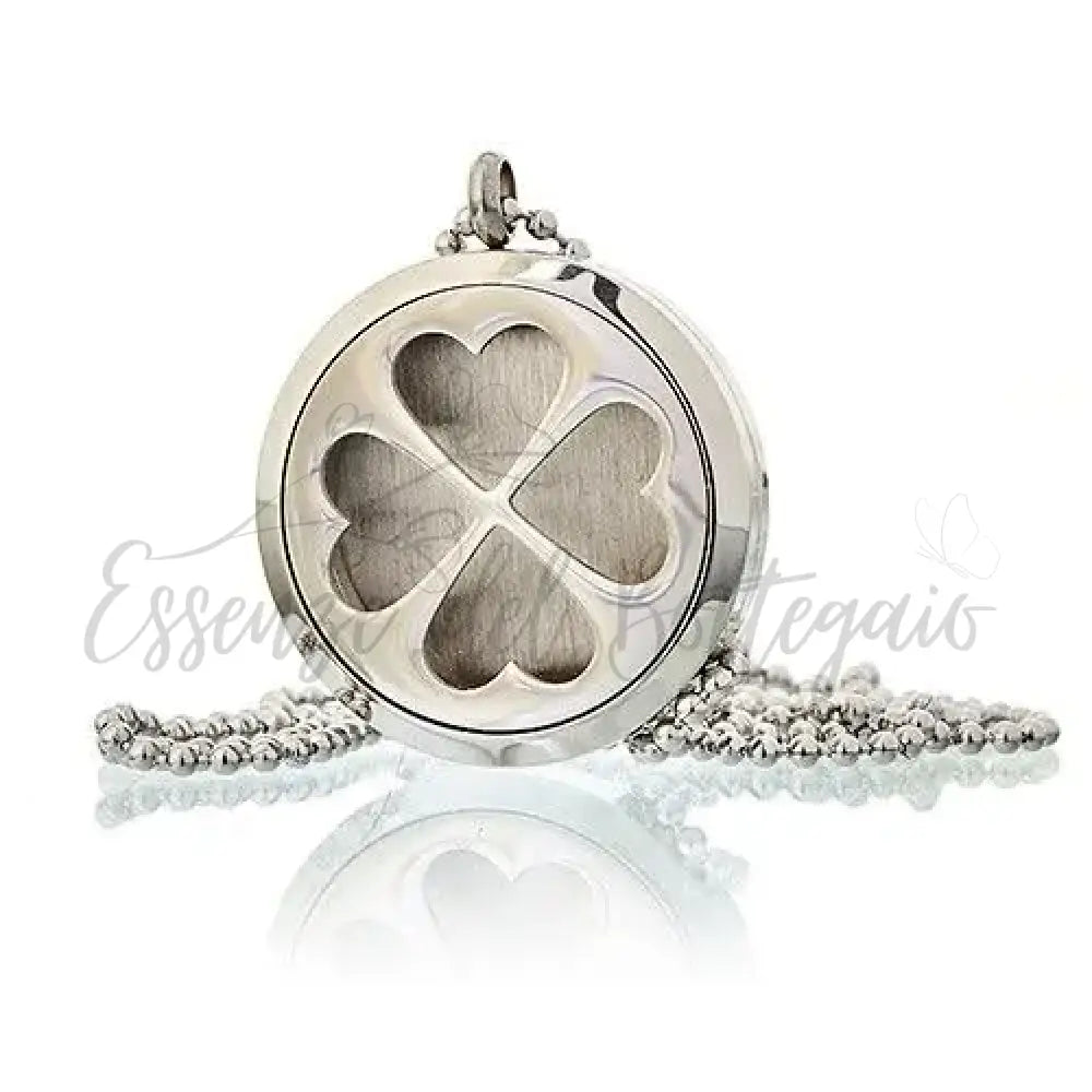 Collana Aroma - Quadrifoglio 30mm - Aromatherapy Diffuser Necklaces