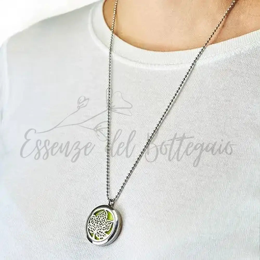 Collana Aroma - Quadrifoglio 30mm - Aromatherapy Diffuser Necklaces