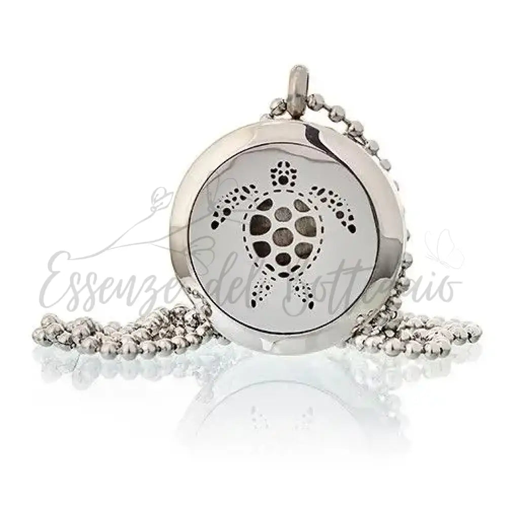 Collana aroma - Tartaruga 25mm - Aromatherapy Diffuser Necklaces
