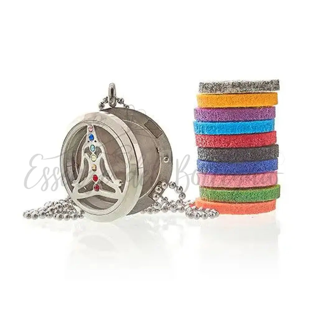 Collana Aroma - Yoga Chakra - 30mm - Aromatherapy Diffuser Necklaces