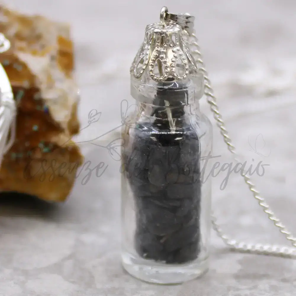 Collana a Boccetta - Onice nero - Indian Gemstone Necklaces