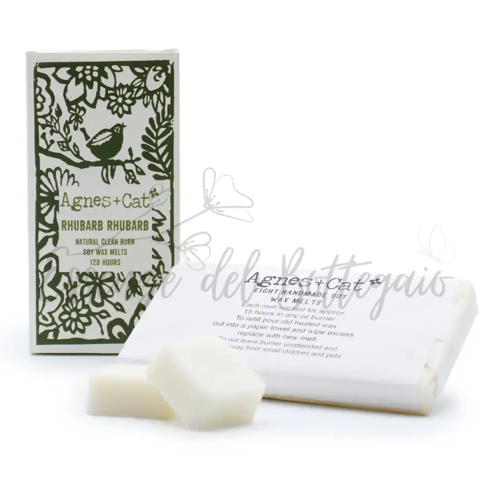Confezione da 8 Cere - Rabarbaro - A&C Natural Soy Wax Melts 160g