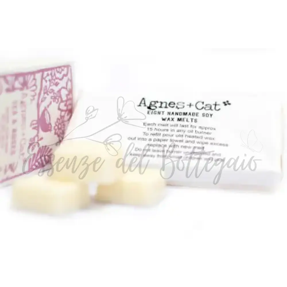Confezione da 8 Cere - Tè e rose - A&C Natural Soy Wax Melts 160g