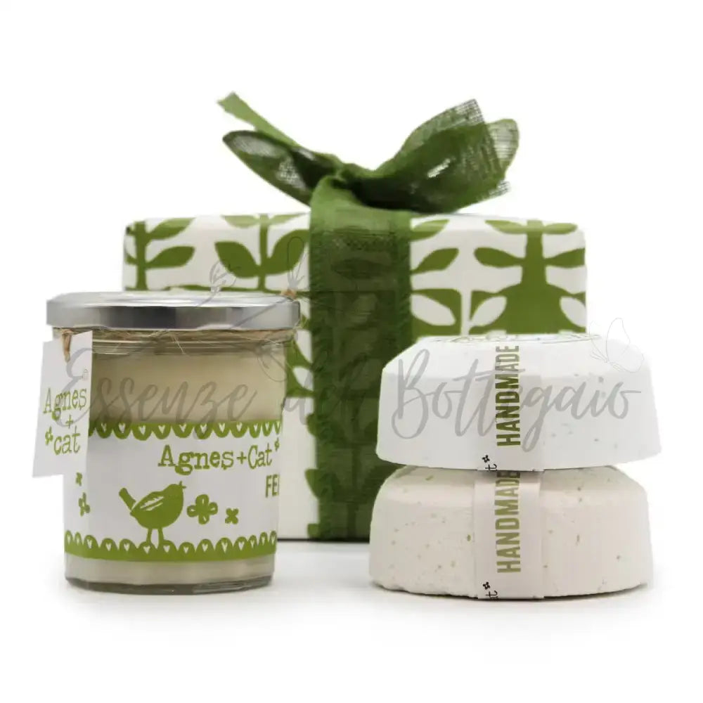 Confezione regalo - Rabarbaro (candela) + fico bianco