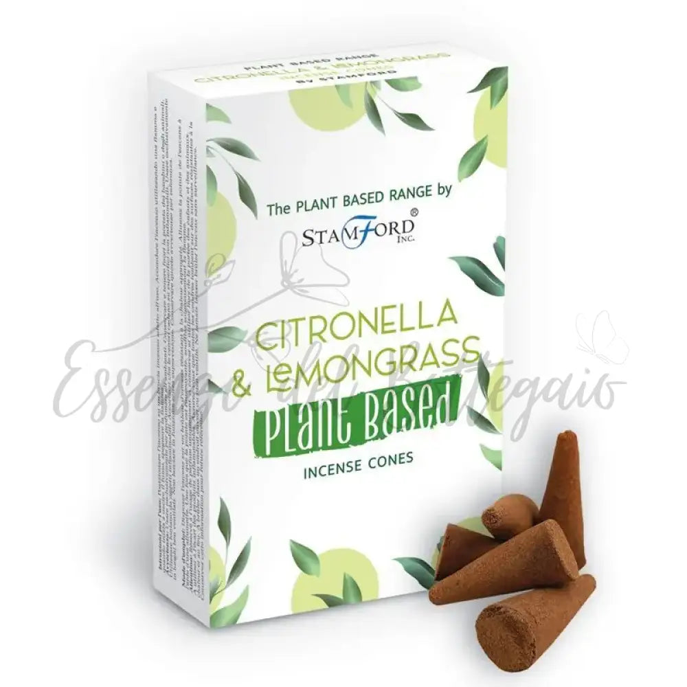 Coni di incenso a base vegetale - Citronella - Plant Based Incense Cones