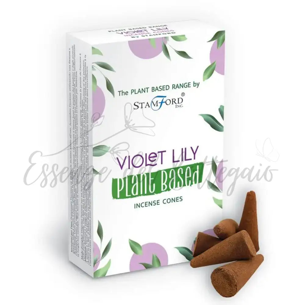 Coni di incenso a base vegetale - Giglio - Plant Based Incense Cones