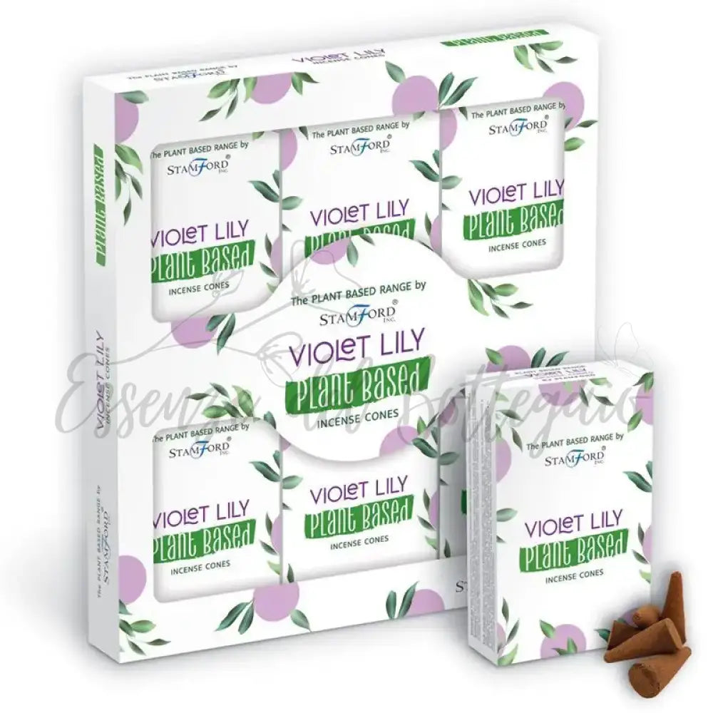 Coni di incenso a base vegetale - Giglio - Plant Based Incense Cones