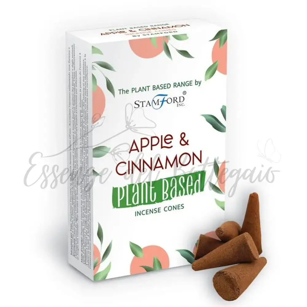 Coni di incenso a base vegetale - Mela & Cannella - Plant Based Incense Cones