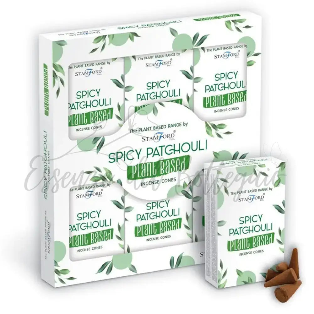 Coni di incenso a base vegetale - Patchouli - Plant Based Incense Cones