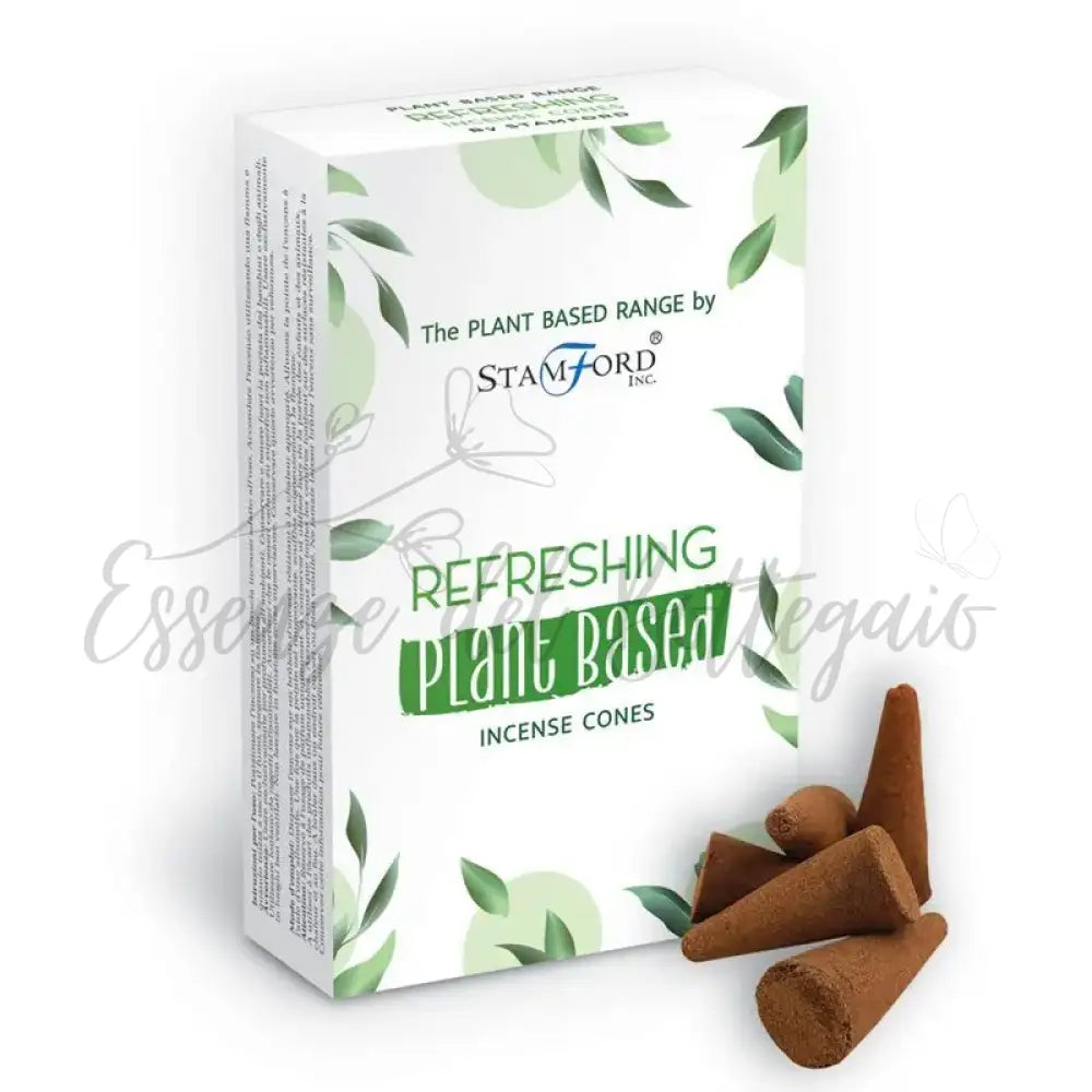Coni di incenso a base vegetale - Rinfrescante - Plant Based Incense Cones