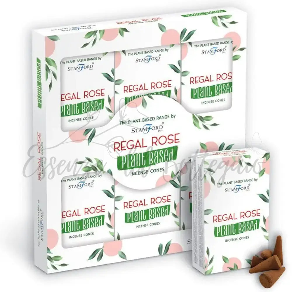 Coni di incenso a base vegetale - Rosa - Plant Based Incense Cones
