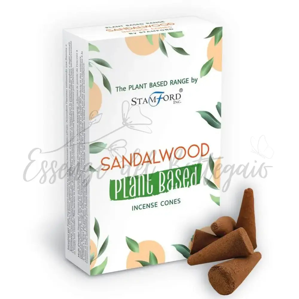 Coni di incenso a base vegetale - Sandalo - Plant Based Incense Cones