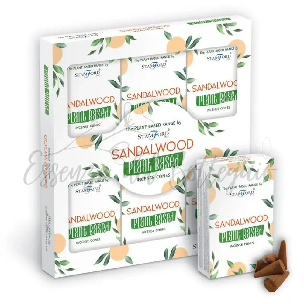Coni di incenso a base vegetale - Sandalo - Plant Based Incense Cones