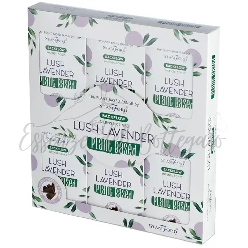 Coni di incenso a reflusso base vegetale - Lavanda - Plant Based Backflow Incense Cones