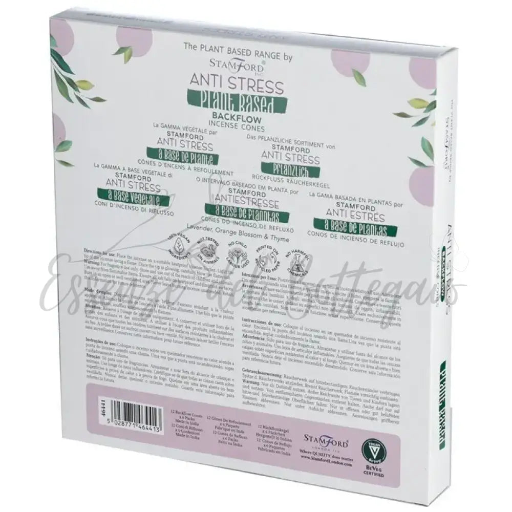 Coni di Incenso a Riflusso Vegetali - Anti Stress - Plant Based Backflow Incense Cones