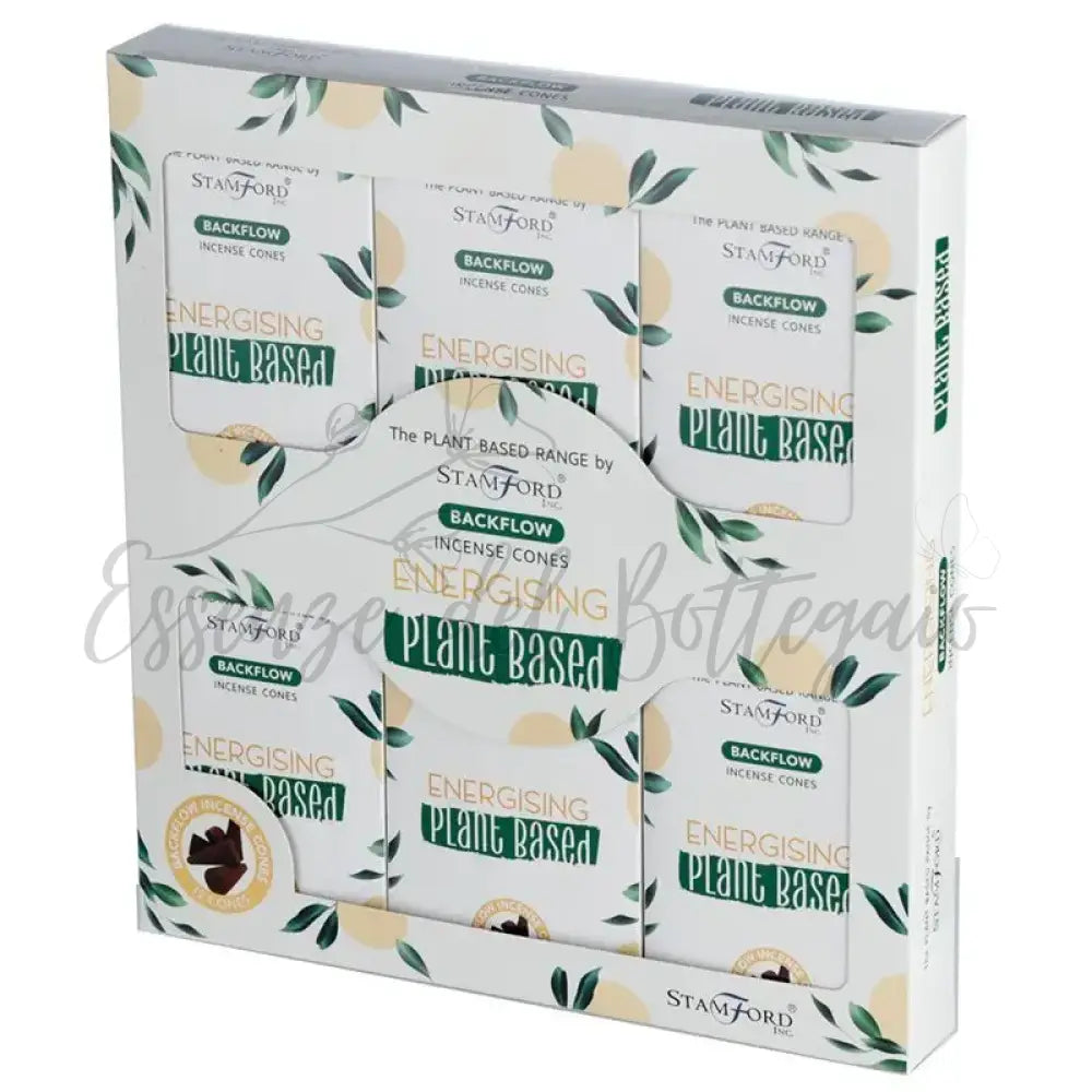 Coni di Incenso a Riflusso Vegetali - Energizzante - Plant Based Backflow Incense Cones