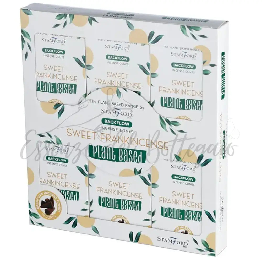 Coni di Incenso a Riflusso Vegetali - Franchincenso Dolce - Plant Based Backflow Incense Cones