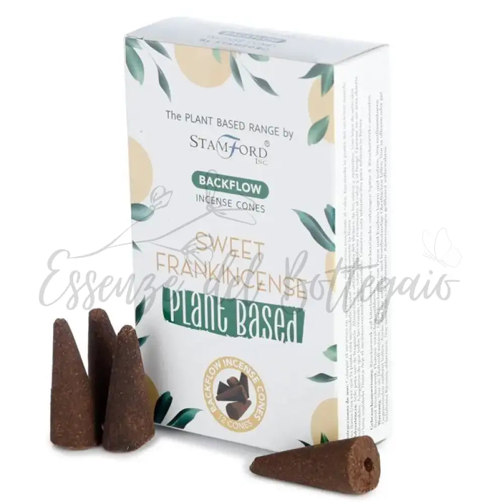 Coni di Incenso a Riflusso Vegetali - Franchincenso Dolce - Plant Based Backflow Incense Cones