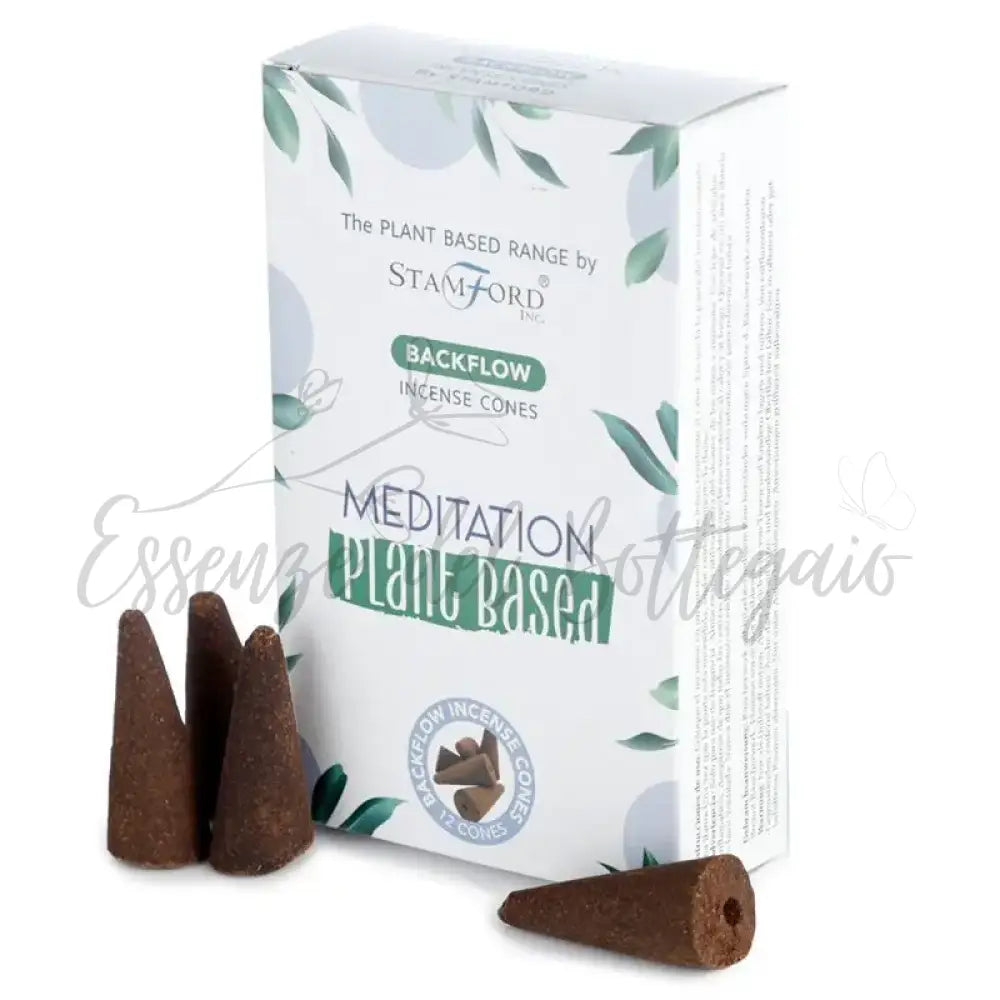 Coni di Incenso a Riflusso Vegetali - Meditazione - Plant Based Backflow Incense Cones