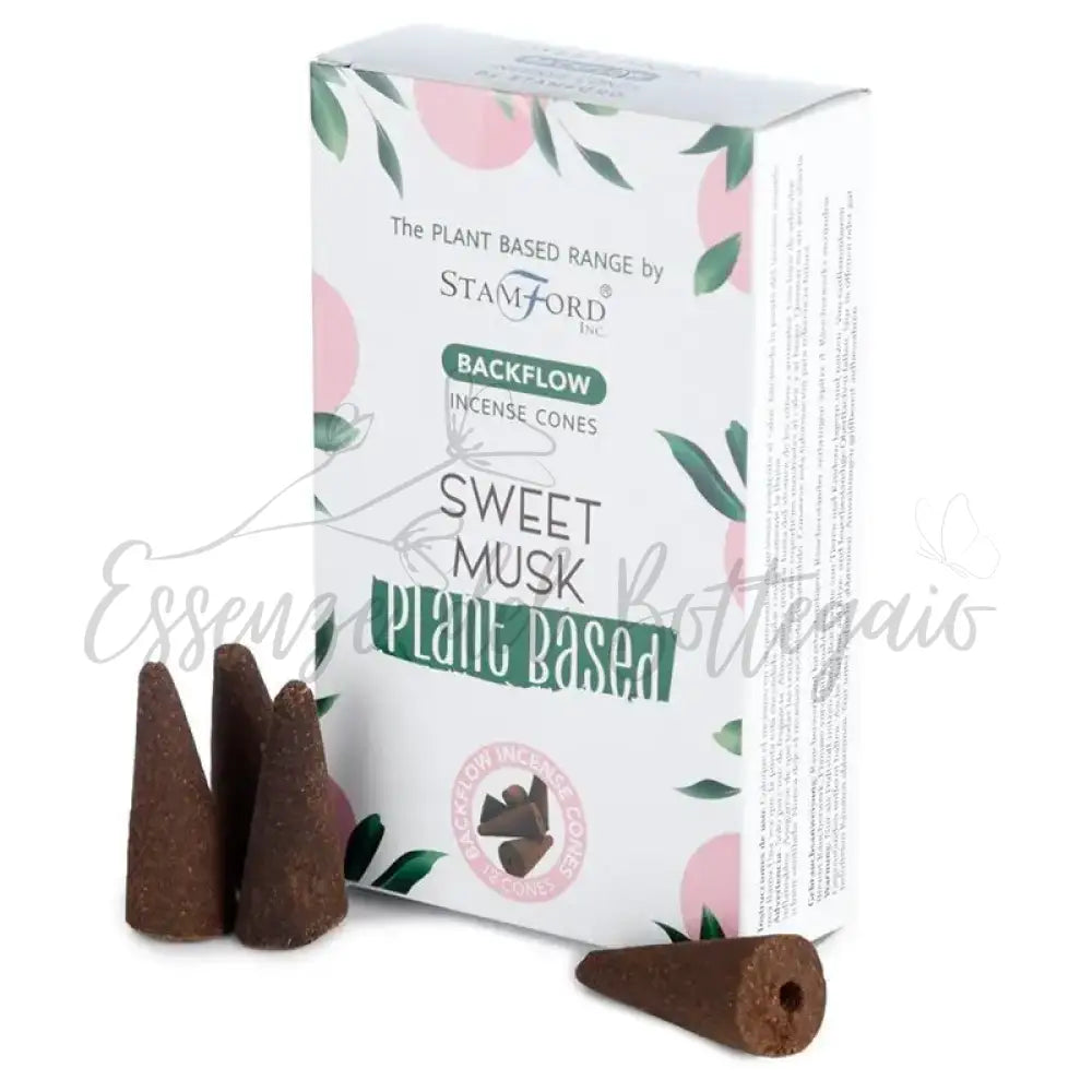 Coni di Incenso a Riflusso Vegetali - Muschio Dolce - Plant Based Backflow Incense Cones