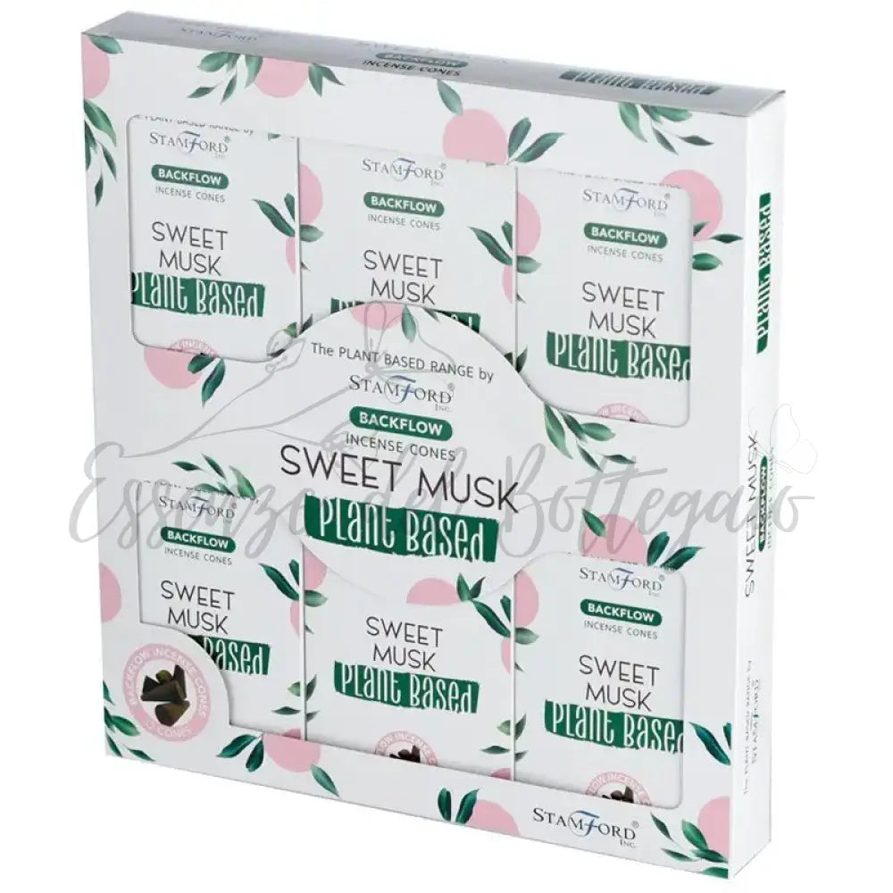 Coni di Incenso a Riflusso Vegetali - Muschio Dolce - Plant Based Backflow Incense Cones