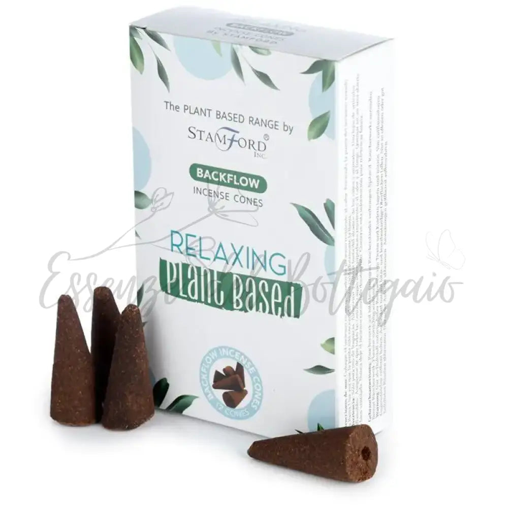 Coni di Incenso a Riflusso Vegetali - Relaxing - Plant Based Backflow Incense Cones