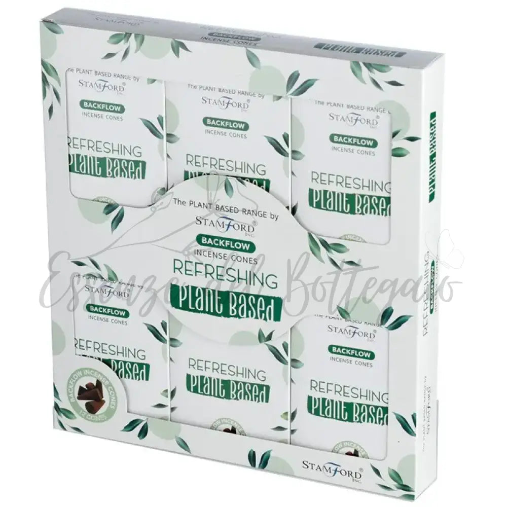 Coni di Incenso a Riflusso Vegetali - Rinfrescanti - Plant Based Backflow Incense Cones
