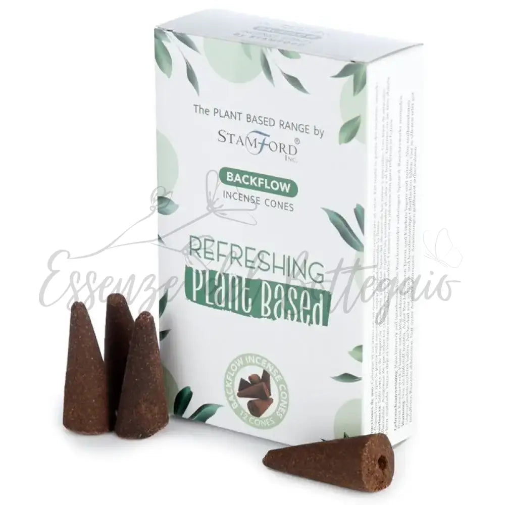 Coni di Incenso a Riflusso Vegetali - Rinfrescanti - Plant Based Backflow Incense Cones