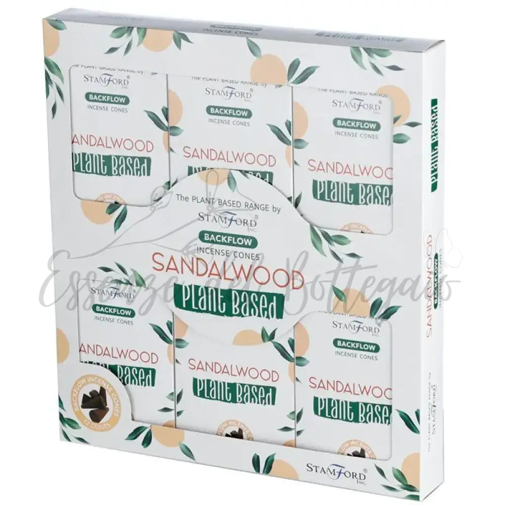 Coni di Incenso a Riflusso Vegetali - Sandalo - Plant Based Backflow Incense Cones