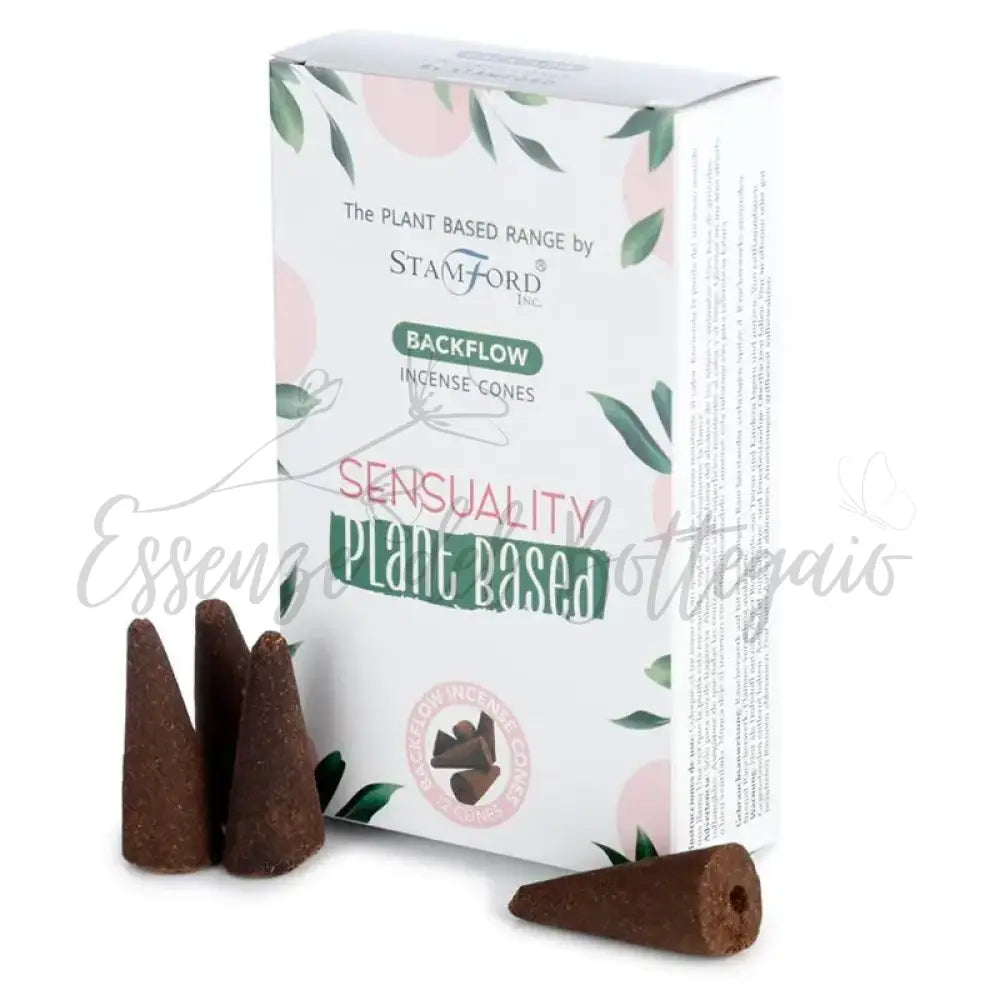 Coni di Incenso a Riflusso Vegetali - Sensuale - Plant Based Backflow Incense Cones