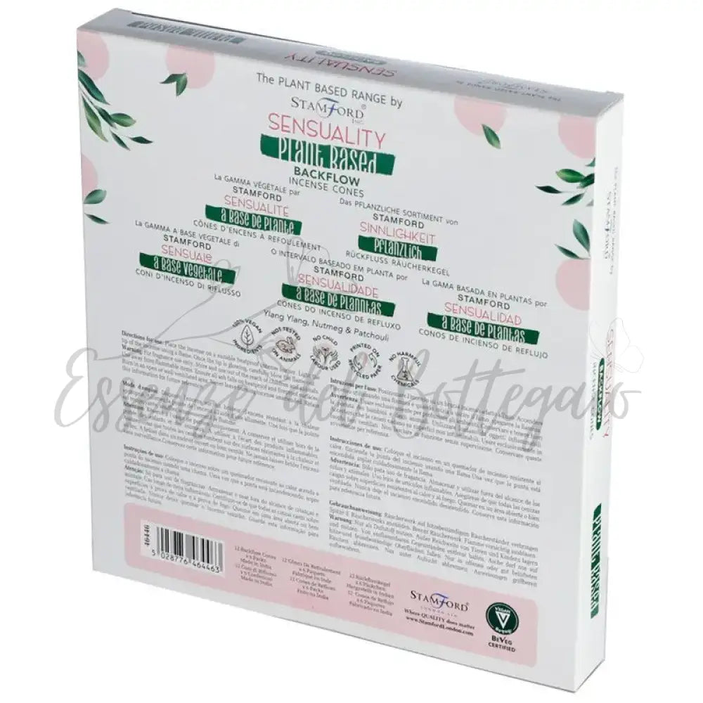 Coni di Incenso a Riflusso Vegetali - Sensuale - Plant Based Backflow Incense Cones