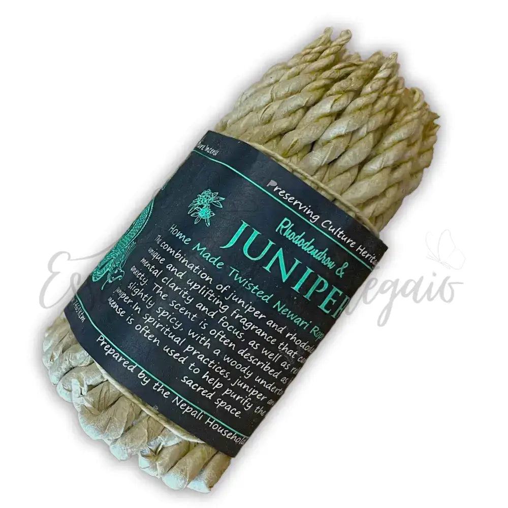 Corde di Incenso - Rododendro & Ginepro - Pure Herbs Incense Ropes