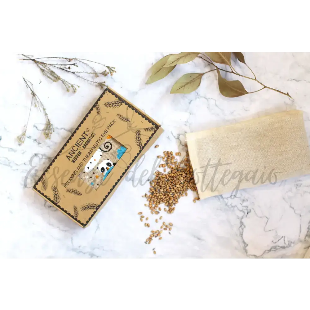 Cuscini per gli Occhi alla Lavanda - Panda Addormentato - Eye Pillow With Gift Box