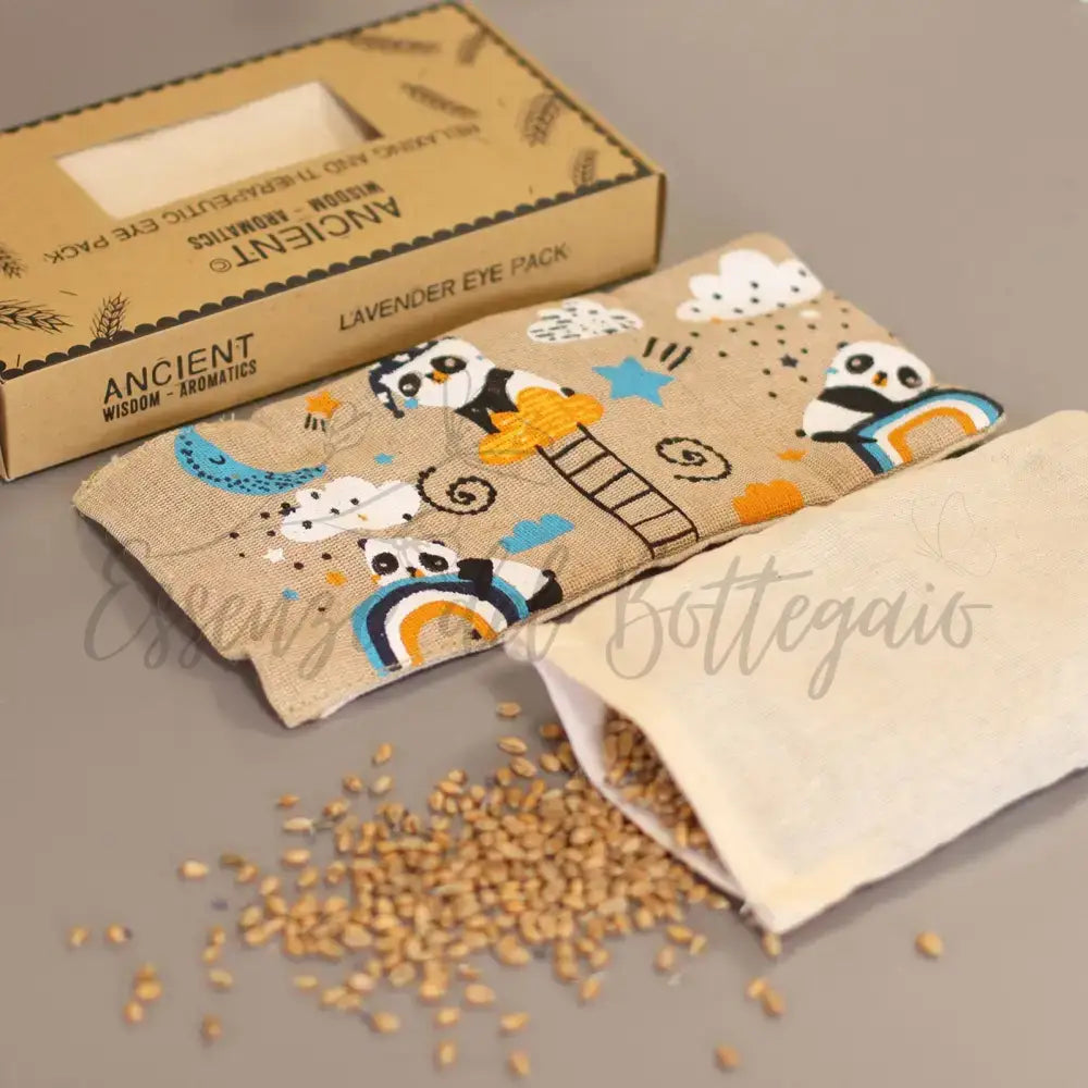 Cuscini per gli Occhi alla Lavanda - Panda Addormentato - Eye Pillow With Gift Box