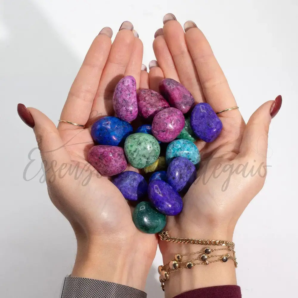 Dalmatian Stone Indiana Trattata in Massa – 1 kg (circa 70 - Mixed Gemstones