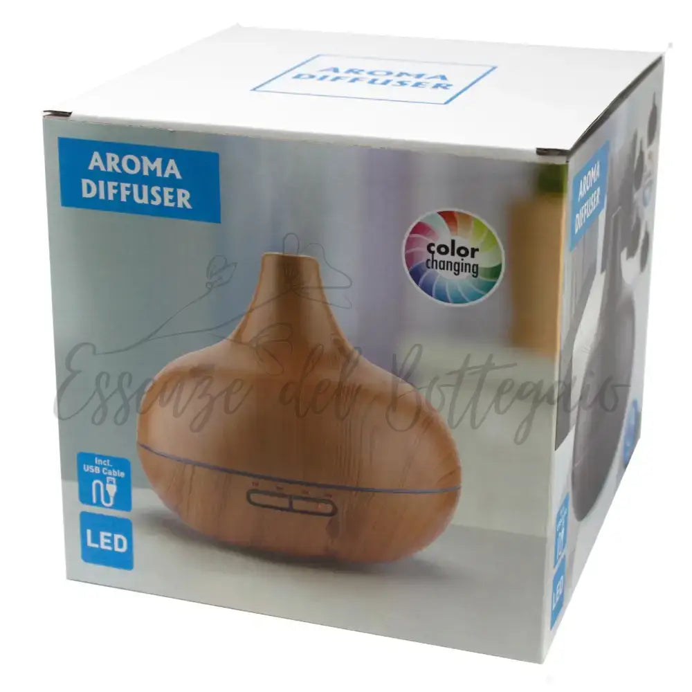 Diffusore Aromi - Effetto Crepato - USB LED - Timer - Aroma Diffusers