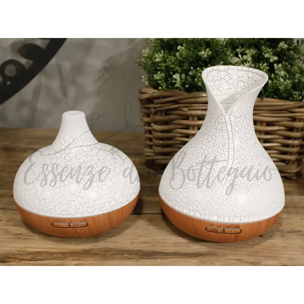 Diffusore Aromi - Effetto Crepato - USB LED - Timer - Aroma Diffusers