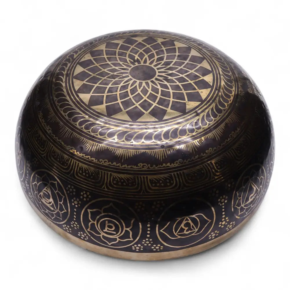Engraved - Huge Vibrational Feet Standing Bowl - 50x20cm - Tibetan Singing Bowls