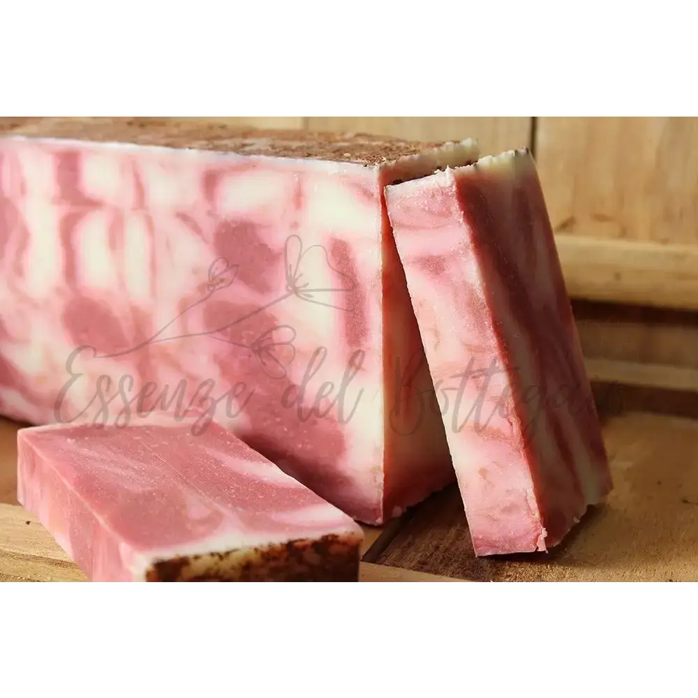 Fette di sapone - Argilla rossa all’olio di oliva 100 g - Artisan Olive Oil Soaps 1.25kg and Slices 110g