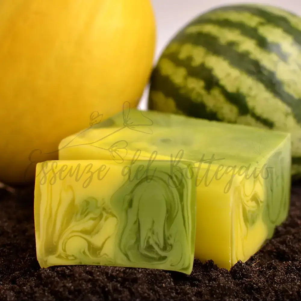 Fette di sapone - Melone 115 gr circa - Handmade Soap Loaves - 1.25kg & Slices