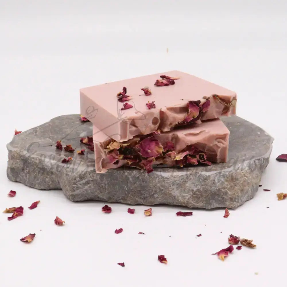 Fette di Sapone - Rosa Incantata 100g - Handcrafted Wild Soap Loaves 1.3 Kg & Slices 100-140g