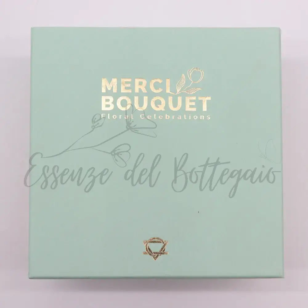 Fiori di Sapone Bianco & Avorio - Nozze - Conf. Quadrata - Soap Flowers Gift Boxes