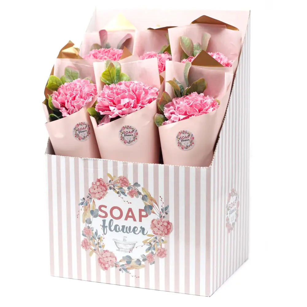 Fiori di sapone - bouquet di garofani - Ready to Retail Soap Flowers