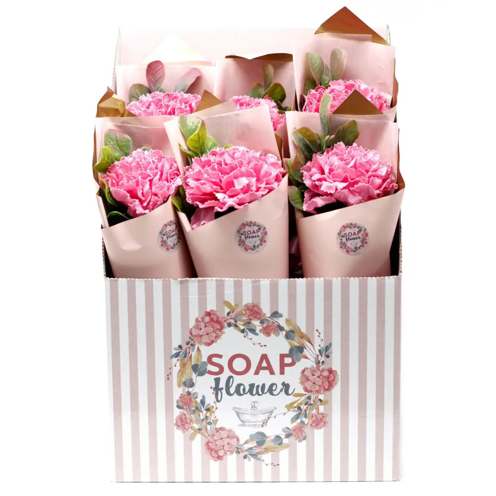 Fiori di sapone - bouquet di garofani - Ready to Retail Soap Flowers