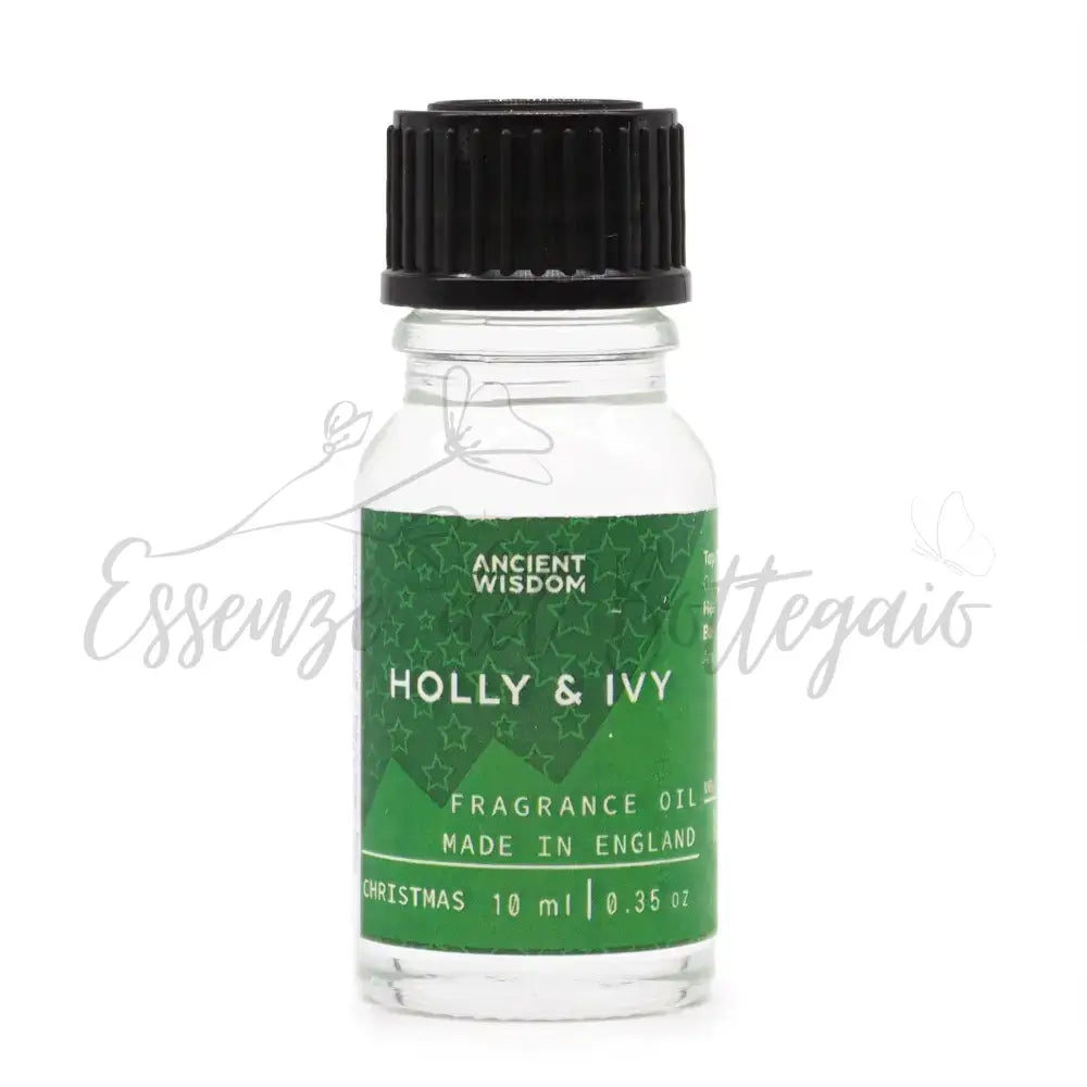 Fragranza 10ml - Agrifoglio ed Edera - Ancient Wisdom Fragrance Oils
