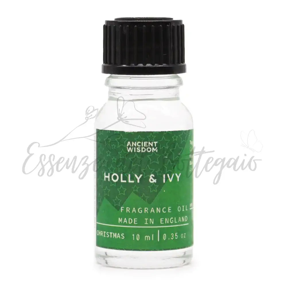 Fragranza 10ml - Agrifoglio ed Edera - Ancient Wisdom Fragrance Oils