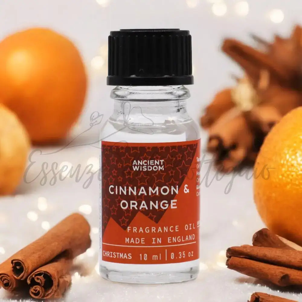 Fragranza 10ml - Arancio e Cannella (et. Natalizia) - Ancient Wisdom Fragrance Oils