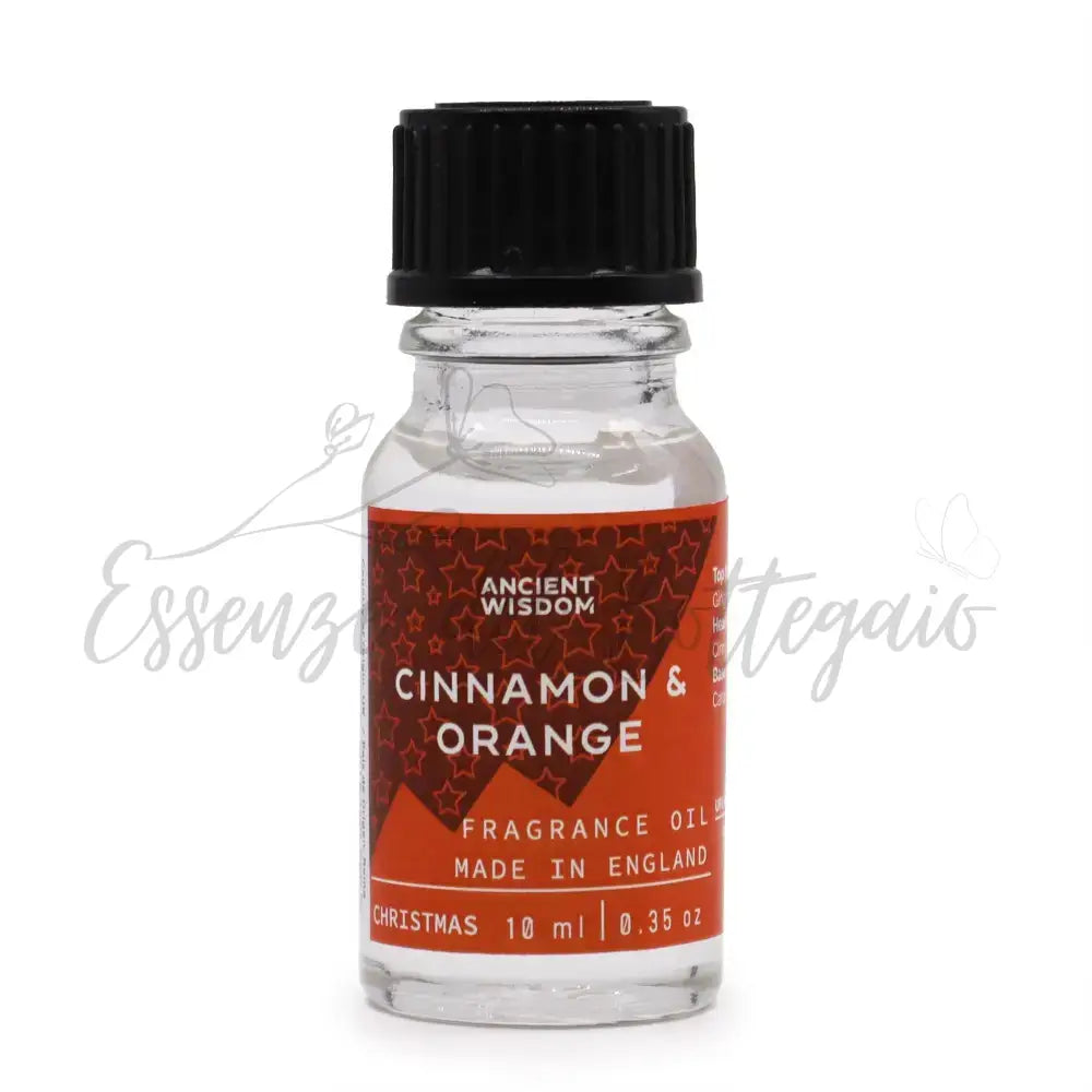 Fragranza 10ml - Arancio e Cannella (et. Natalizia) - Ancient Wisdom Fragrance Oils