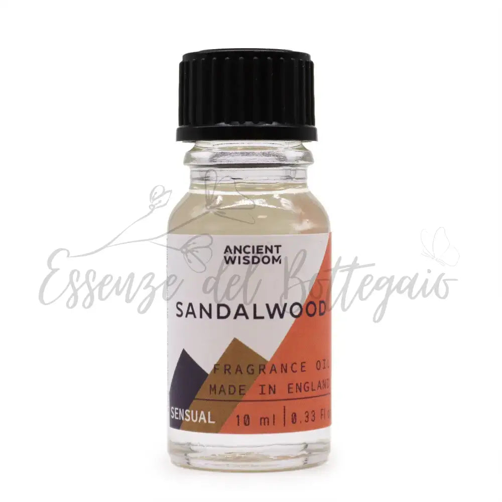 Fragranza 10ml - Legno di Sandalo - Ancient Wisdom Fragrance Oils